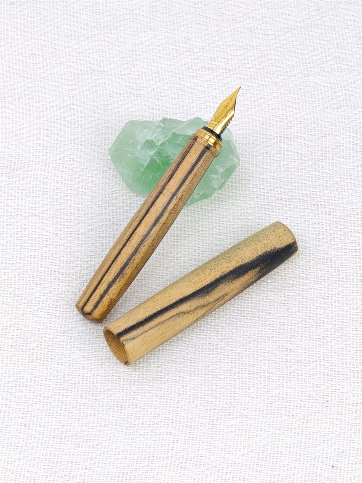 SIMEICHU XiaoZhuo XiaoZhuo Aligned Ebony Wood Fountain Pen Fountain Pen